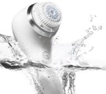 Mia 2 Sonic Facial Cleansing Brush - Electric Face Exfoliator for Deep Clean & Pore Cleansing, Waterproof & Rechargeable – White