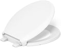 KOHLER K-35585 Cachet Recycled Plastic, Readylatch, Quiet-Close, Soft Close Round Toilet Seat