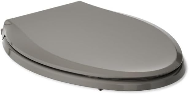 KOHLER CACHET® Nightlight Soft Close Toilet Seat Elongated, ReadyLatch®, Grip-Tight Hardware, Cashmere