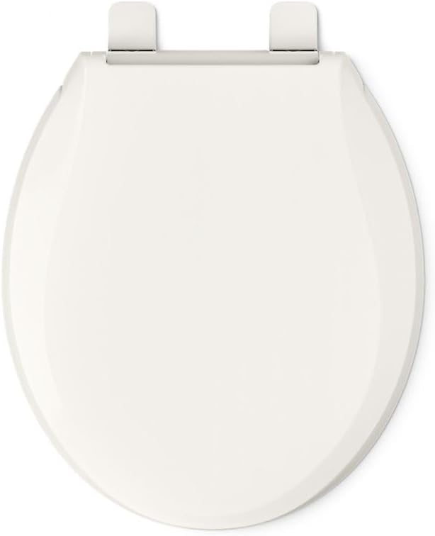 KOHLER 4639-RL-96 Cachet ReadyLatch Round Toilet Seat Soft Close, Biscuit