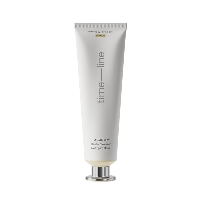 Timeline Mito-Biotic™ Gentle Cleanser - Non-Drying & Calming With Ceramides To Remove Makeup & Strengthen Skin Barrier For All Skin Types - 3.38 Fl Oz