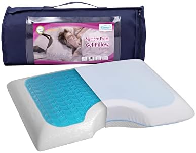 COMFYT Side Sleeper Pillow - Cervical Cooling Pillow, Gel Memory Foam Shoulder Bed Pillows Orthopedic Supports Posture Neck for Back Stomach Sleepers