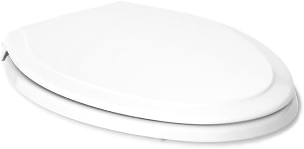 KOHLER 24764-RL-0 Rutledge Nightlight ReadyLatch Slow Close Toilet Seat, Elongated, Quiet-Close Lid and Seat, Grip-Tight Bumpers, White