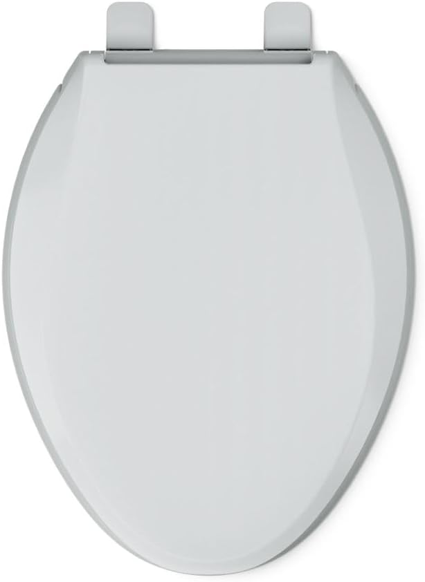KOHLER CACHET® Nightlight Soft Close Toilet Seat Elongated, ReadyLatch®, Grip-Tight Hardware, Ice Grey