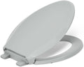 KOHLER CACHET® Nightlight Soft Close Toilet Seat Elongated, ReadyLatch®, Grip-Tight Hardware, Ice Grey