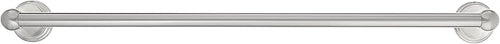 Amazon Basics Straight Modern Towel Bathroom Bar, 24 inch, Satin Nickel