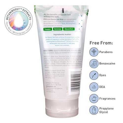 Procure Epsom Salt Rub Gel - 3 Pack