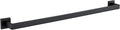 LANC 32-Inche Long Towel Bars for Bathroom Wall Mounted, Matte Black Bath Towel Racks Stainless Steel Towel Rods Total-33.5” Towel Rails Kitchen Towel Hanger Square Towel Holder, A8804MB-8P1