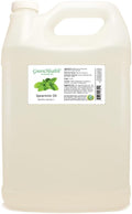 Spearmint Essential Oil – 1 Gallon (128 fl oz) – 100% Pure & Uncut – Bulk Size for Diffusers, Aromatherapy, and DIY – GreenHealth