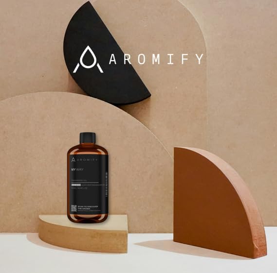 My Way Diffuser Oil, Inspired by 1 Hotel Miami Beach, 16.9 FL Oz, 500 mL, Hotel Scent Diffuser Oil, My Way Aromatherapy Blend of Essential Oils for Home & Office, Leather & Sandalwood Scent.