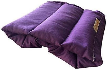 Lavender Dream Ultimate Comfort Wrap: Buckwheat Hot/Cold Therapy Pad, 9x22 Multi-Purpose Pain Relief, Made in USA
