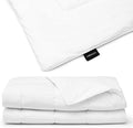 Miracle Made Soft Cooling Comforter – All-Season Silver-Infused Cozy Cotton Fabric – Lightweight, Hypoallergenic Bedding for Hot Sleepers, King Size Blanket, White
