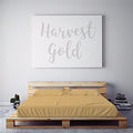 PeachSkinSheets Night Sweats: The Original 1500TC Soft King/Cali King Duvet Cover Set Harvest Gold