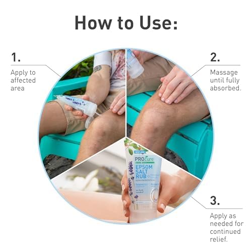 Procure Epsom Salt Rub Gel - 3 Pack