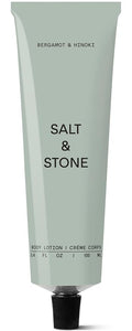 Salt & Stone Body Lotion for Women & Men | Hydrates, Nourishes & Softens Skin | Restores Dry Skin | Fast-Absorbing | Cruelty-Free & Vegan (100 ml) (Bergamot & Hinoki)