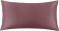 THXSILK 22 Momme Pure Mulberry 6A+ Silk Pillowcase for Hair and Skin with Zipper Closure, Cooling, Natural, Organic, Double Sided Mulberry Silk Pillow Case (Purple, California King Size 20"x40", 1pc)