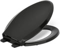 KOHLER CACHET® Nightlight Soft Close Toilet Seat Elongated, ReadyLatch®, Grip-Tight Hardware, Black