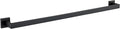 LANC 36-Inche Long Towel Bars for Bathroom Wall Mounted, Matte Black Bath Towel Racks Stainless Steel Total-37.5” Towel Rails for Kitchen Square Towel Holder Rods Hanger, A8804MB-9P1
