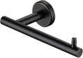 JQK Toilet Paper Holder Oil Rubbed Bronze, 5 Inch 304 Stainless Steel Thick 0.8mm Tissue Paper Dispenser for Bathroom, Hold Mega Rolls Wall Mount, TPH100-ORB