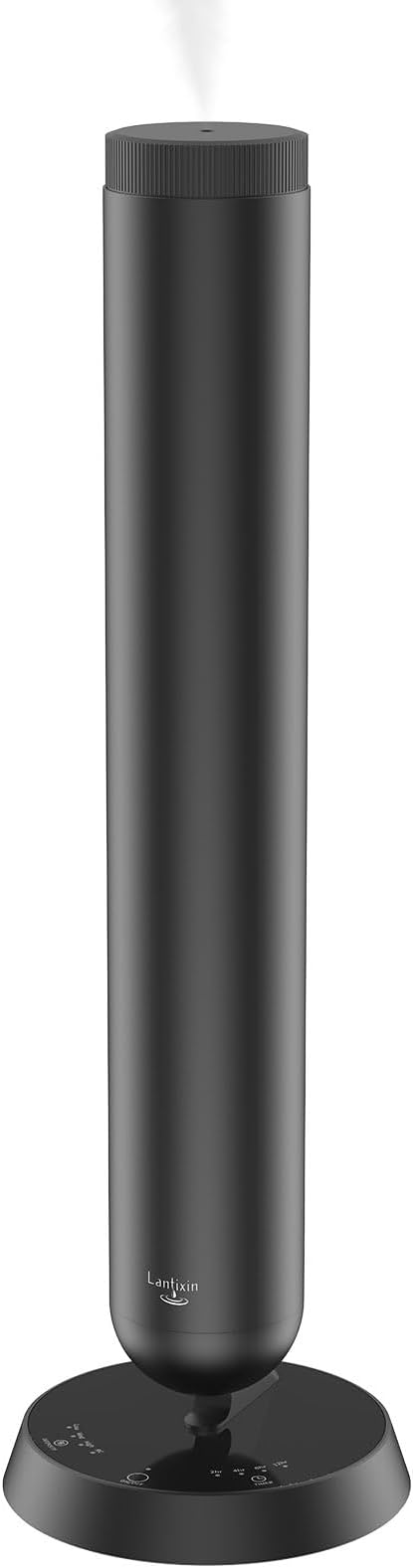 Lantixin Waterless Essential Oil Diffuser – Nano Atomization Technology Plug in Diffuser for Large Room – Ultra Quiet Oil Diffusers for Homes, Offices, Hotels, Aromatherapy Experience (Black)