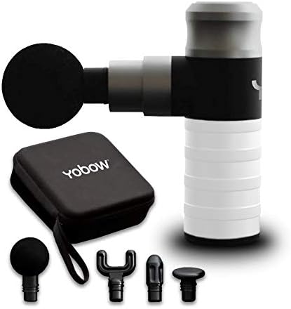 The Therapeutic Mini Massage Pistol with Portable Carrying Case, 4 Massage Speeds, 6 Colors | Fast USB Type C Charging | Massage Tool for Pain Relief | Stylish and Powerful Massage Gun