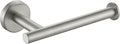 JQK Toilet Paper Holder, 5 Inch 304 Stainless Steel Thick 0.8mm Tissue Paper Dispenser for Bathroom, Hold Mega Rolls, Brushed Nickel Wall Mount, TPH120-BN