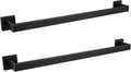 LANC ORB 24-Inch Bath Towel Bar 2 Pack Bathroom Kitchen Single Towel Rack Oil Rubbed Bronze Towel Holder Wall Mounted Towel Hanger Towel Rod Stainless Steel Towel Rail, A8804-6ORB