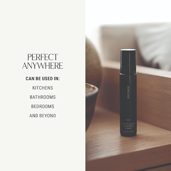 Homecourt Room Deodorant, Natural Room Spray, Fragrance of Spearmint & Cedarwood, For Kitchen, Bathroom & more, Clean Formula, Cipres Mint, 3.4 oz