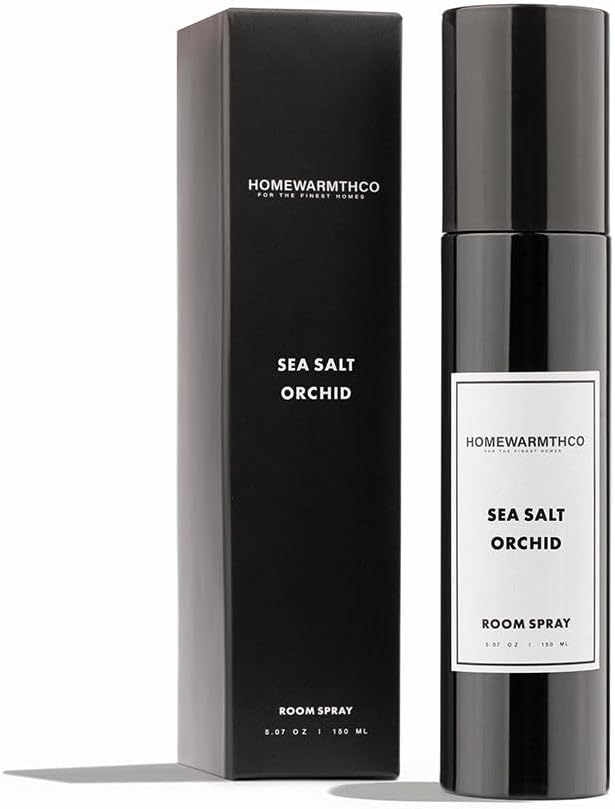 Sea Salt Room Spray – 5.07 oz (150 ml) Scented Air Freshener for Home, Office & Linen – Long-Lasting Linen Spray for Bedding, Pillows & Fabrics – Luxurious Home Fragrance