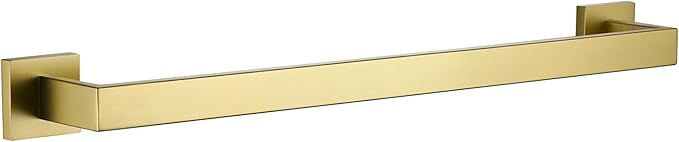 LANC 20-Inche Gold Towel Bars for Bathroom Wall Mount Bath Towel Racks Total-22” Towel Hanger SUS304 Stainless Steel Towel Rails for Kitchen Hand Towel Holder Towel Rods, A8804BG-5P1