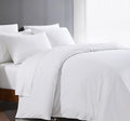 1000 Thread Count 100% Egyptian Cotton Duvet Cover Super King Size Cotton White Long Staple Quilt 120"x120" Silky Soft, Breathable with Zipper -1 Piece All Season Duvet Cover Set for Comforter