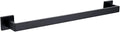 TASTOS 23.6 Inch Black Single Towel Bar Rack, SUS 304 Stainless Steel Bathroom Towel Bar Heavy Duty Towel Holder Kitchen Towel Rod, Wall Mount with Screws Towel Bar Rod Matte Black Finish