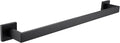 LANC 20 Inche Black Towel Bars for Bathroom Wall Mounted, Matte Black Bath Towel Racks Stainless Steel Total-22” Towel Rails for Kitchen Cabinet Towel Holder Towel Hanger Towel Rods, A8804MB-5P1
