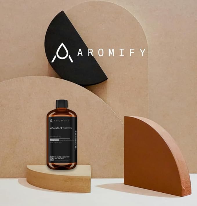 Midnight Taboo Diffuser Oil, Inspired by Luxury Hotels, 16.9 FL Oz, 500 mL, Hotel Scent for Home, Office, Bathroom, Aromatherapy Essential Oil, Lemon & Pomegranate Scents.