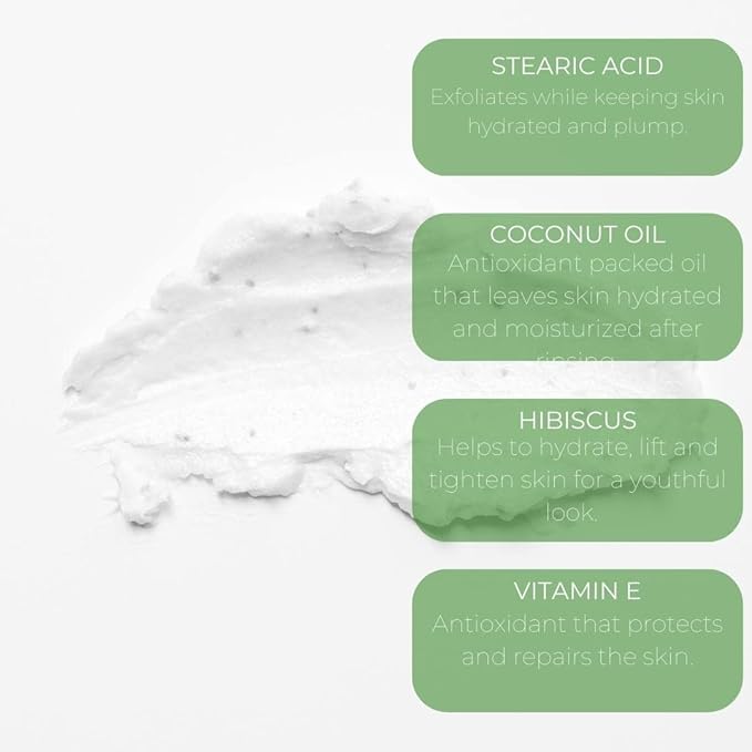 Amira Beauty Cucumber Facial Scrub Exfoliator - Best Face Scrub for Women, Cleanses, Removes Dead Skin, Blackheads, Pores and Acne - Moisturizes, Brightens, and Softens - For all Skin Types, 200 grams