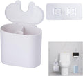 Wall Mounted Holder for Clorox Toilet Wand, Compatible with Clorox Toilet Wand Holder only, Place on Both Sides, White