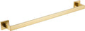 LANC 24-Inche Bath Towel Bar Brushed Gold 60CM Towel Rack Bathroom Towel Hanger Square Shower Towel Rail Towel Rod Contemporary Style Lavatory Towel Holder Wall Mounted,A8804BG-6P1