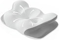 Cervical Neck Pillow for Sleeping, Dual-Height Contour Pillow for Neck Pain Relief, Butterfly Ergonomic Memory Foam Neck Support Pillow with Cooling Breathable Cover for Side Sleepersr, Queen White
