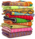 Wholesale Mix lot Tribal Kantha Quilts Vintage Cotton Bed Cover Sari Throw Old Assorted Patches Rally (2)