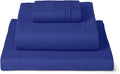 Mellanni Twin Sheets Set - 3 PC Iconic Collection Bedding - Hotel Luxury, Extra Soft, Cooling Bed Sheets - Wrinkle, Fade, Stain Resistant (Twin, Royal Blue)
