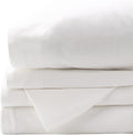 Red Land Cotton Luxury Sheet Set | 100% American Grown Cotton Basics | Premium Hotel Ultra-Soft Lightweight 4 Piece USA Made Deep Pocket Fitted, Flat Sheet, & Pillowcases Percale Weave (Queen/White)