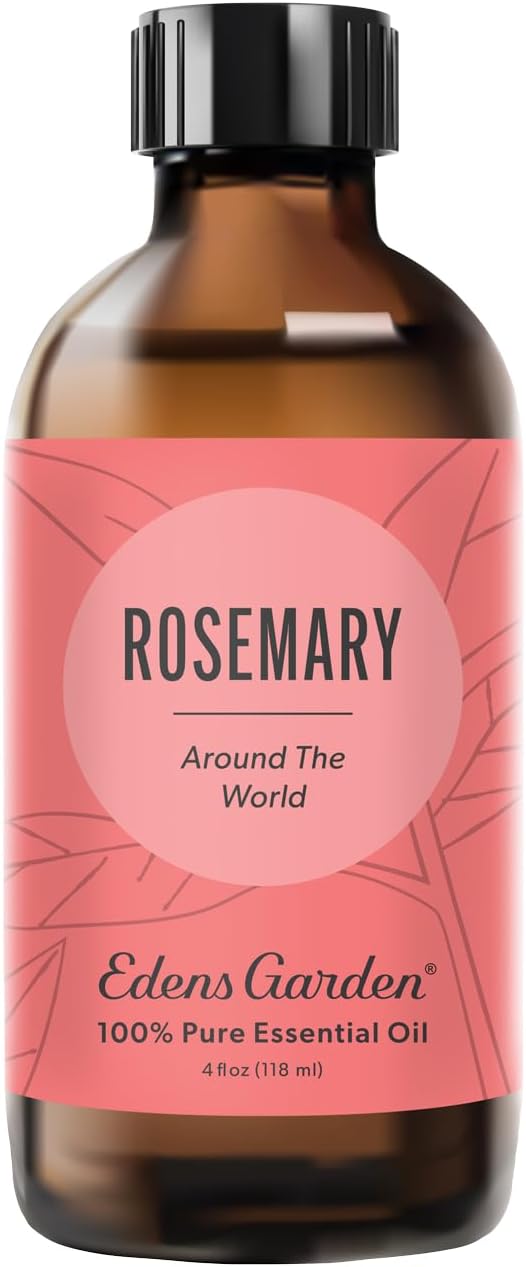 Edens Garden Rosemary Around The World Essential Oil- 100% Pure Premium Grade, Undiluted, Natural, Therapeutic, Aromatherapy, The Best for Diffuser, Skin, Face, Humidifiers 118 ml (4 fl oz)