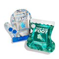 Vitamasques Holiday Snow Bliss Hand & Foot Mask Set - Korean Skin Care for Dry Cracked Feet & Hands - Spa Gifts, Stocking Stuffers for Teen Girls & Party Favors for Women