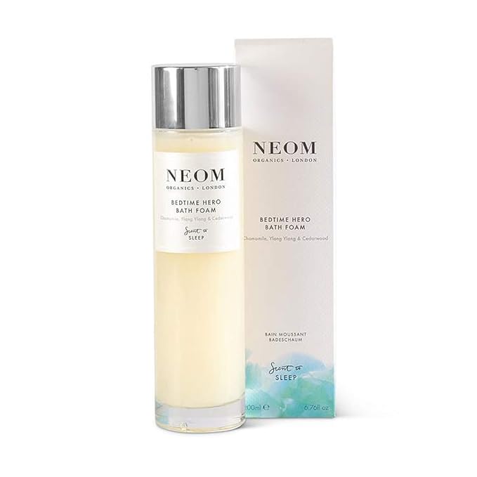 NEOM Bedtime Hero Bath Foam 6.76 oz | Bedtime Hero | Chamomile, Ylang Ylang & Cedar Wood I Coconut & Almond Oil | Scent to Sleep | Vegan & Cruelty Free