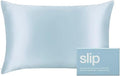 slip The Original Queen Pure Silk Pillow Case - 100% Pure 22 Momme Mulberry Silk - Queen Size Standard Pillow Case - Anti-Aging, Anti-BedHead, Anti-Sleep Crease, Seabreeze (20" x 30")