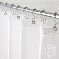 GORILLA GRIP Waffle Shower Curtain, Thick Weighted Fabric, 72x78, Wrinkle and Rust Resistant, Classic Hotel Quality Design, Heavy Duty Long Curtains for Bathroom Showers, Bath Tubs, Machine Wash White
