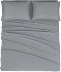 Mejoroom Full Size Sheets - 1800TC Luxury Full Sheets with 16 Inch Deep Pocket - Premium Bedding Collection - Soft, Breathable, Wrinkle, Fade & Stain Resistant - 4 Piece (Full, Gray)