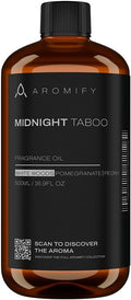 Midnight Taboo Diffuser Oil, Inspired by Luxury Hotels, 16.9 FL Oz, 500 mL, Hotel Scent for Home, Office, Bathroom, Aromatherapy Essential Oil, Lemon & Pomegranate Scents.
