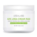 | 42% Urea Cream – Tea Tree Oil & Aloe Vera-Infused Foot & Skin Repair | Deep Hydration & Natural Exfoliation for Cracked Heels, Dry Feet, Rough Skin & Callus Removal (4 Oz)