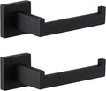 KOKOSIRI Black Toilet Paper Holders Bathroom Toilet Paper Roll Holder SUS304 Stainless Steel Contemporary Wall Mounted, 2 Pack, B2003BK-P2